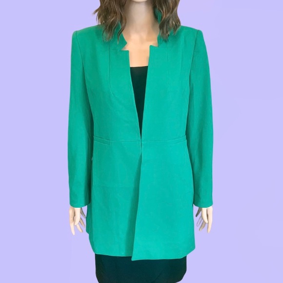 Zara Jackets & Coats Zara Green Blazer Poshmark